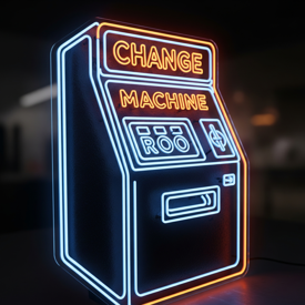 Neon Change Machine